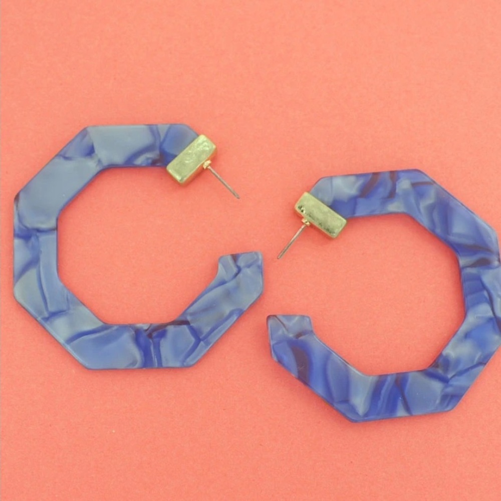 Trendy Acrylic Hoops